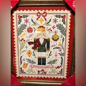 Joyful Traditions Framed Holiday Wall Art – Nutcracker | 18x22 | New